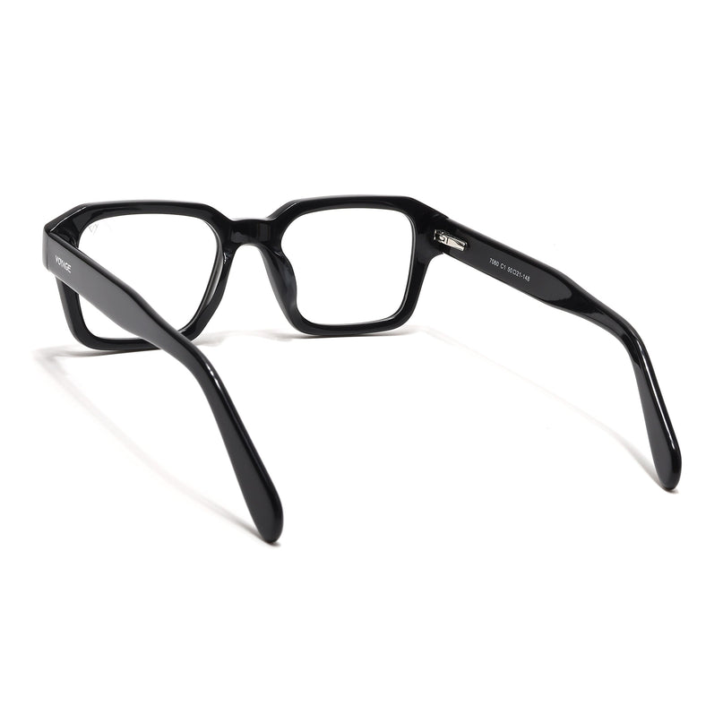 Voyage Select Black Square Eyeglasses for Men & Women - SLMG6478-C1