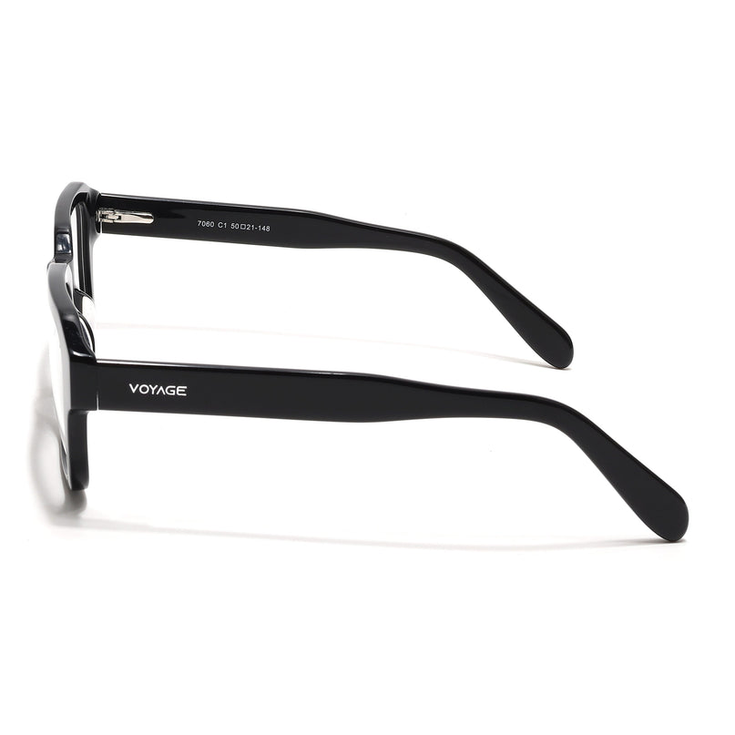 Voyage Select Black Square Eyeglasses for Men & Women - SLMG6478-C1