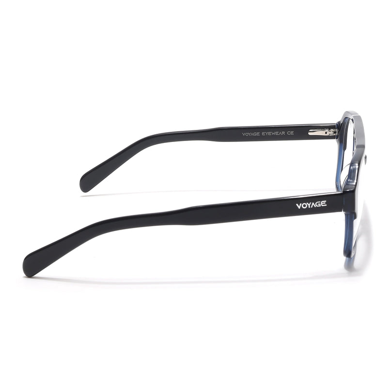 Voyage Glaze Navy Blue Square Acetate Eyeglasses for Men & Women - SLMG6477-C5
