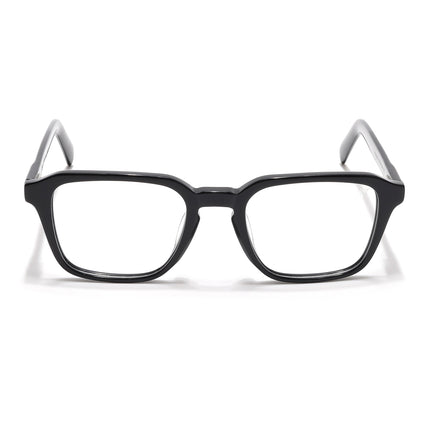 Voyage Select Shine Black Square Eyeglasses for Men & Women - SLMG6482-C1
