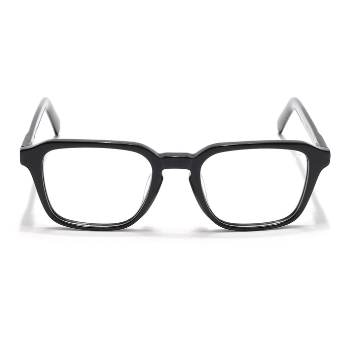 Voyage Select Shine Black Square Eyeglasses for Men & Women - SLMG6482-C1