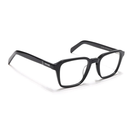 Voyage Select Shine Black Square Eyeglasses for Men & Women - SLMG6482-C1