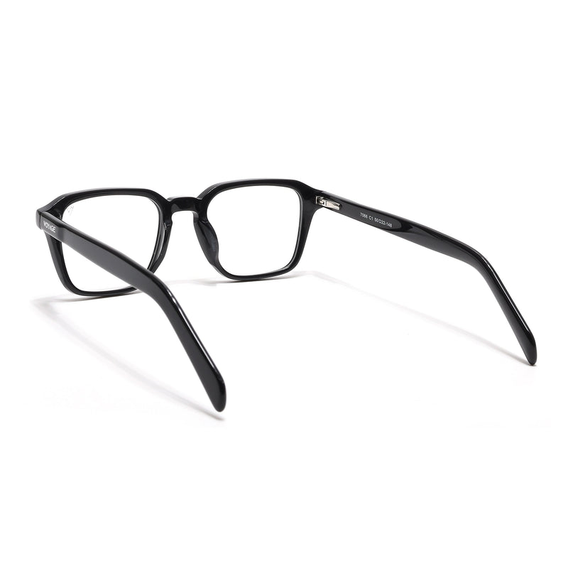 Voyage Select Shine Black Square Eyeglasses for Men & Women - SLMG6482-C1