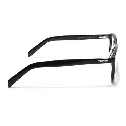 Voyage Select Shine Black Square Eyeglasses for Men & Women - SLMG6482-C1