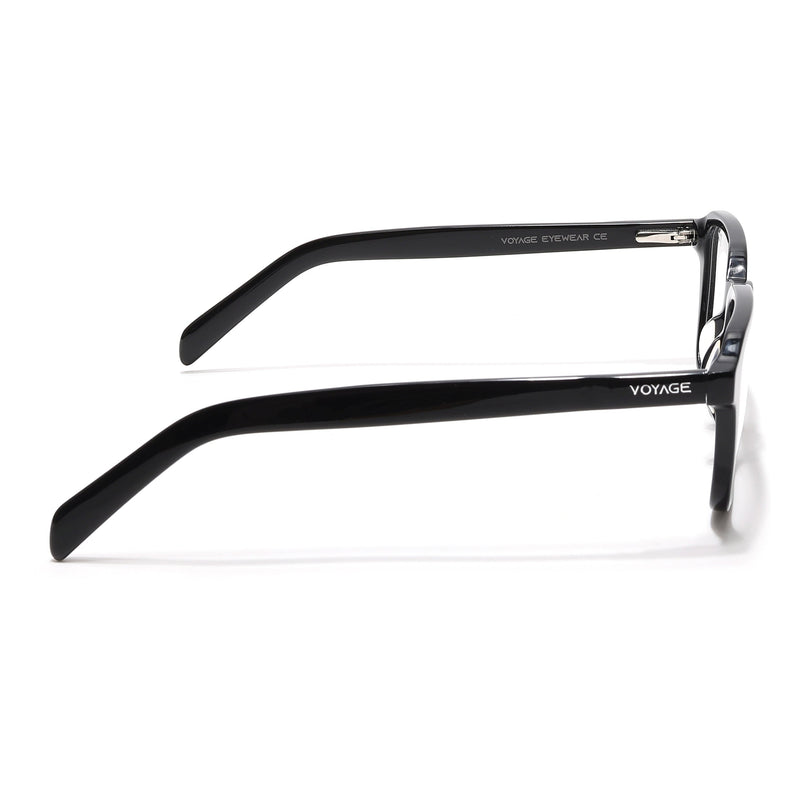 Voyage Select Shine Black Square Eyeglasses for Men & Women - SLMG6482-C1