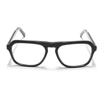 Voyage Select Shine Black Square Eyeglasses for Men & Women - SLMG6487-C1