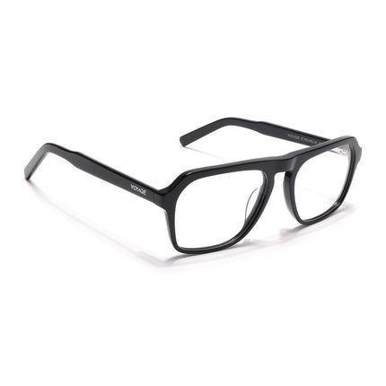 Voyage Select Shine Black Square Eyeglasses for Men & Women - SLMG6487-C1