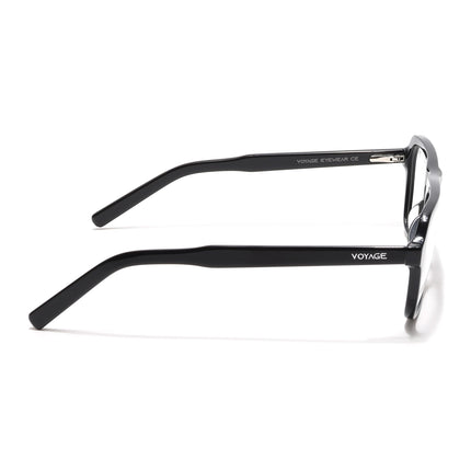 Voyage Select Shine Black Square Eyeglasses for Men & Women - SLMG6487-C1