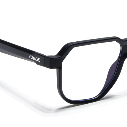 Prizm | Black Hexagonal Eyeglasses for Men & Women (FMG6718-C1)