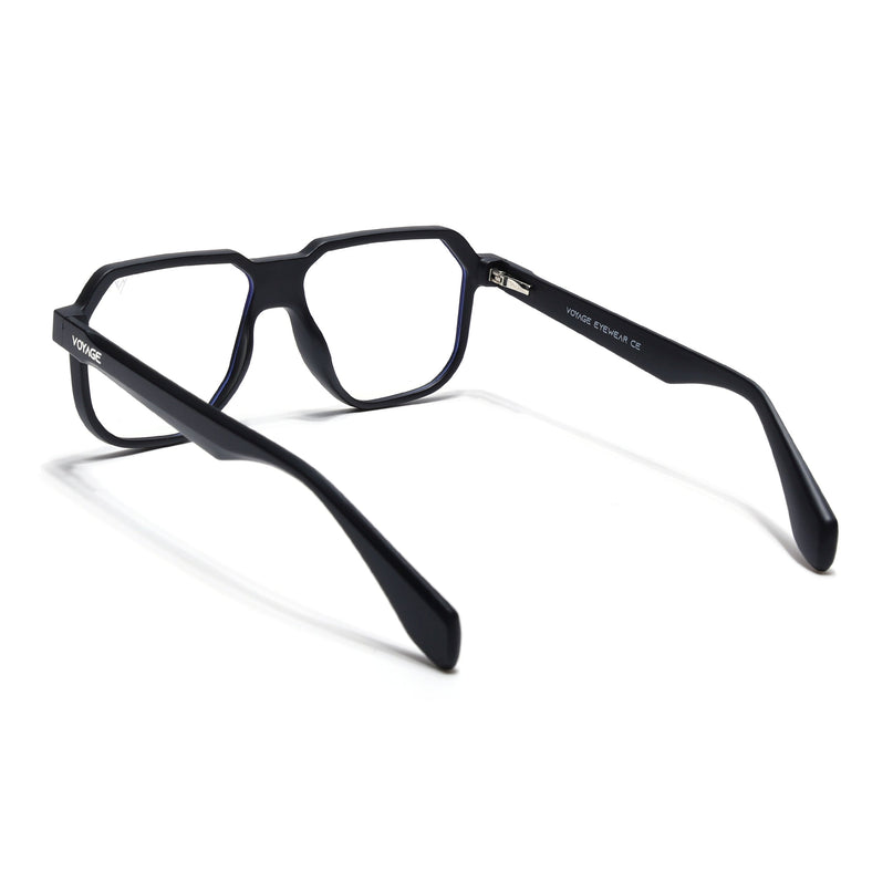 Prizm | Black Hexagonal Eyeglasses for Men & Women (FMG6718-C1)