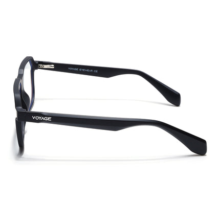 Prizm | Black Hexagonal Eyeglasses for Men & Women (FMG6718-C1)