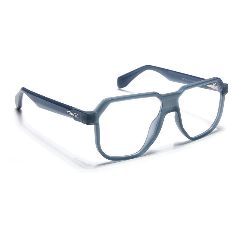 Prizm | Grey Hexagonal Eyeglasses for Men & Women (FMG6719-C2)