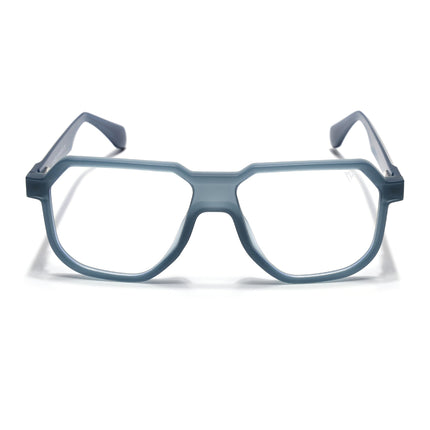 Prizm | Grey Hexagonal Eyeglasses for Men & Women (FMG6719-C2)