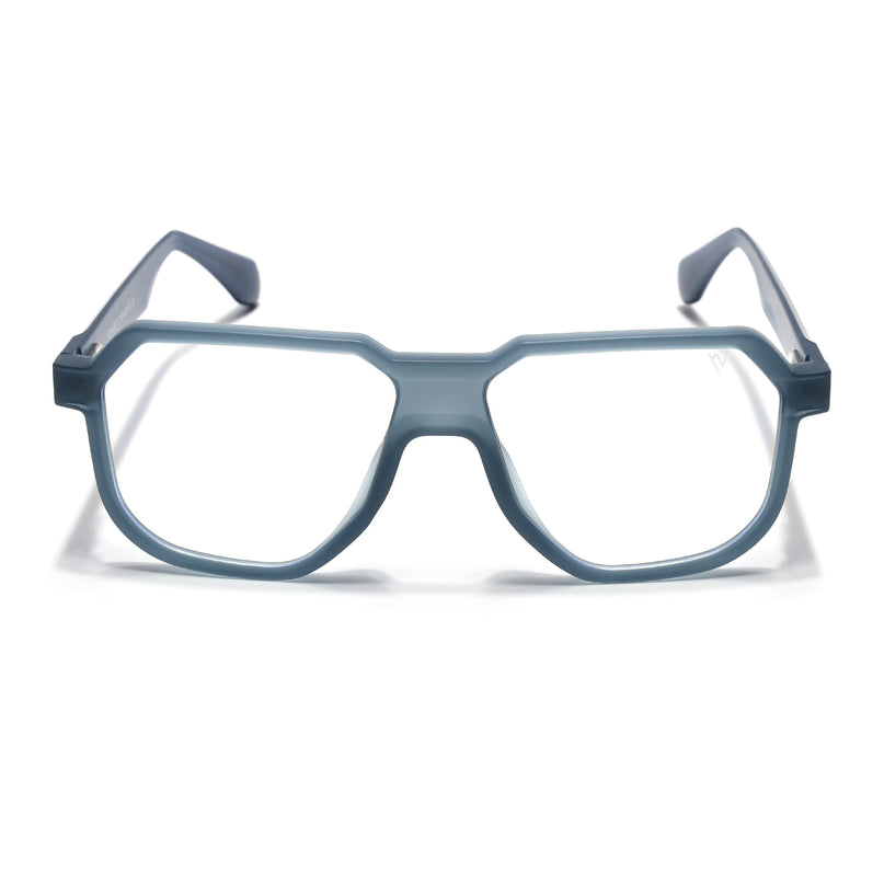 Prizm | Grey Hexagonal Eyeglasses for Men & Women (FMG6719-C2)