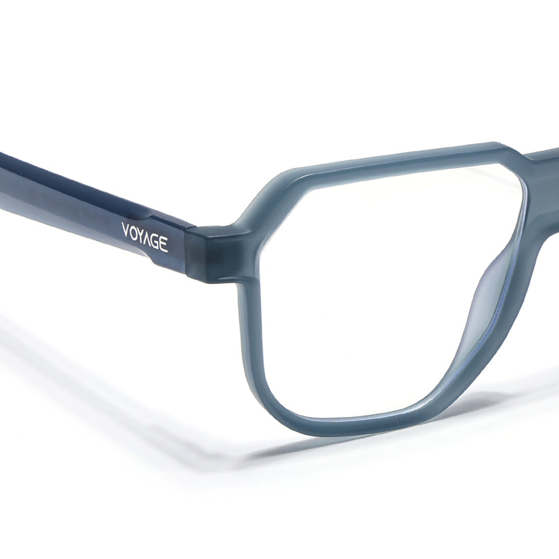 Prizm | Grey Hexagonal Eyeglasses for Men & Women (FMG6719-C2)