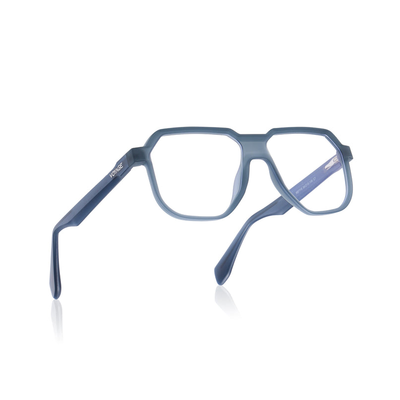 Prizm | Grey Hexagonal Eyeglasses for Men & Women (FMG6719-C2)
