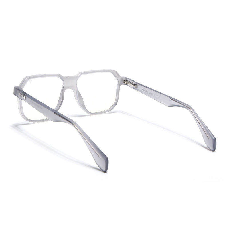 Prizm | Light Grey Hexagonal Eyeglasses for Men & Women (FMG6720-C3)