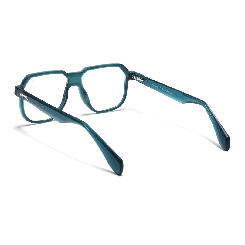 Prizm | Sea Green Hexagonal Eyeglasses for Men & Women (FMG6723-C6)