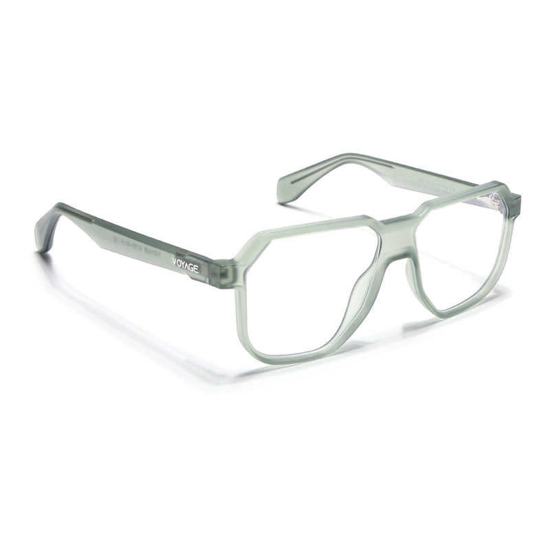 Prizm | Olive Hexagonal Eyeglasses for Men & Women (FMG6724-C7)
