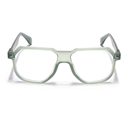 Prizm | Olive Hexagonal Eyeglasses for Men & Women (FMG6724-C7)
