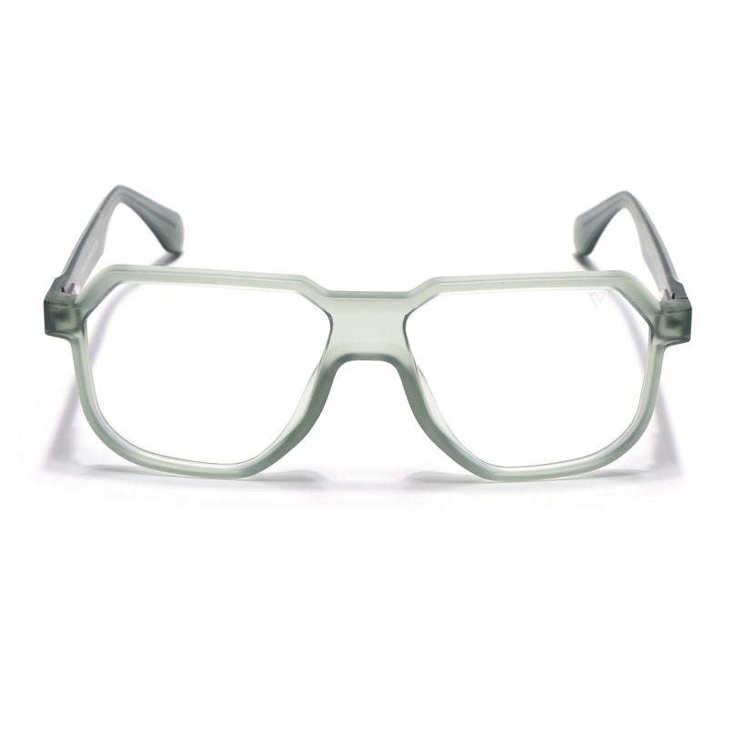 Prizm | Olive Hexagonal Eyeglasses for Men & Women (FMG6724-C7)