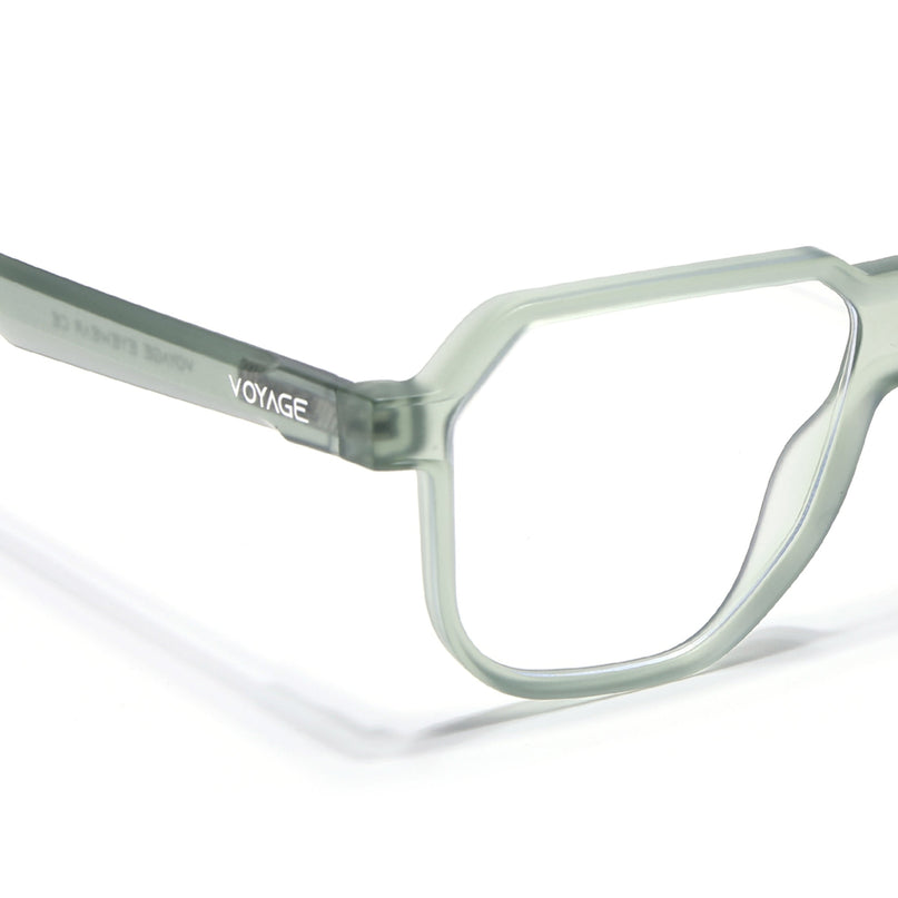 Prizm | Olive Hexagonal Eyeglasses for Men & Women (FMG6724-C7)