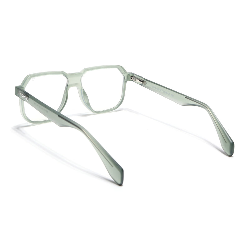 Prizm | Olive Hexagonal Eyeglasses for Men & Women (FMG6724-C7)