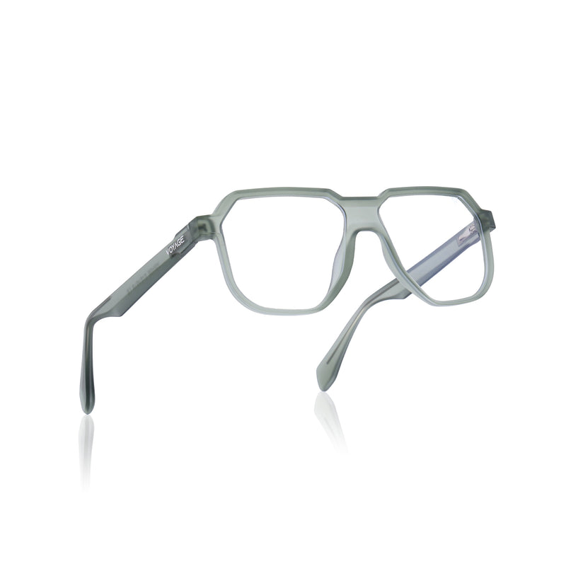 Prizm | Olive Hexagonal Eyeglasses for Men & Women (FMG6724-C7)