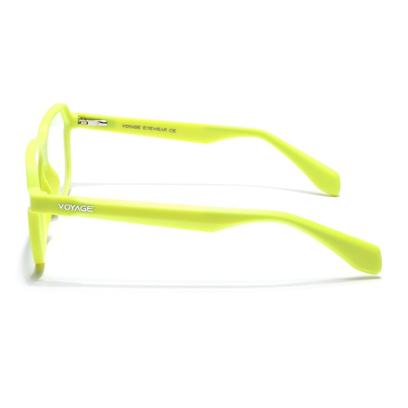 Prizm | Neon Yellow Hexagonal Eyeglasses for Men & Women (FMG6725-C8)
