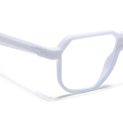 Prizm | White Hexagonal Eyeglasses for Men & Women (FMG6726-C9)