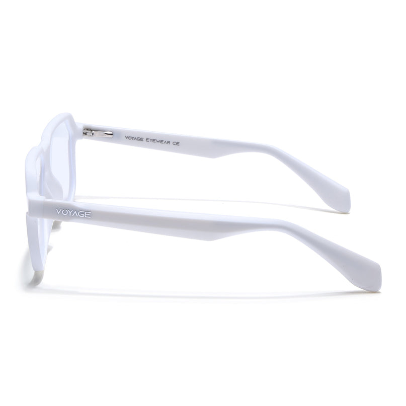 Prizm | White Hexagonal Eyeglasses for Men & Women (FMG6726-C9)