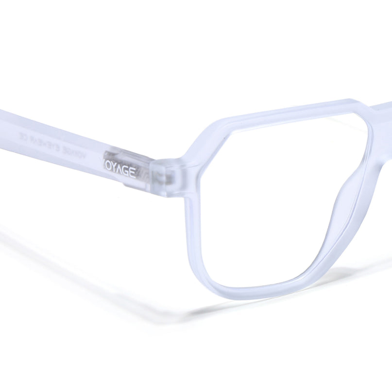 Prizm | Transparent Hexagonal Eyeglasses for Men & Women (FMG6727-C10)