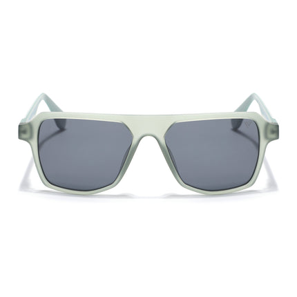 Wayfarer Polarized Sunglasses for Men & Women (Black Lens | Green Frame - PMG7278)