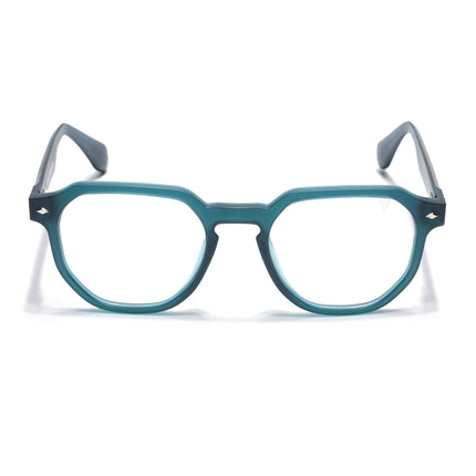 Voyage Sea Green Round Eyeglasses for Men & Women (7122FMG7307-C7)