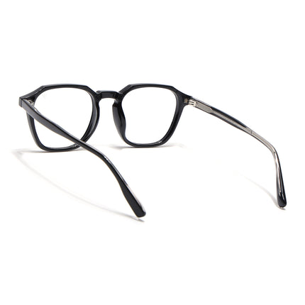 Voyage Black Wayfarer Eyeglasses for Men & Women - MG4398-C1