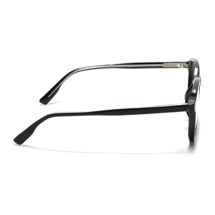 Voyage Black Wayfarer Eyeglasses for Men & Women - MG4398-C1