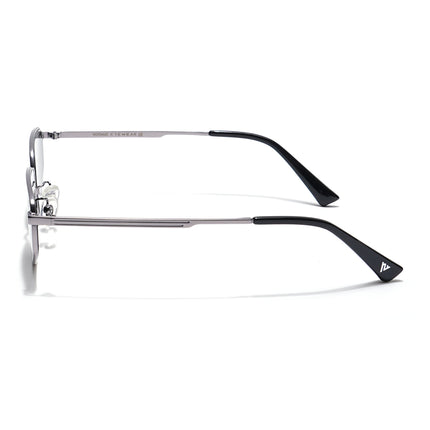 Voyage Select Oval Sunglasses (Black Lens | Silver Frame - SLMG6284)