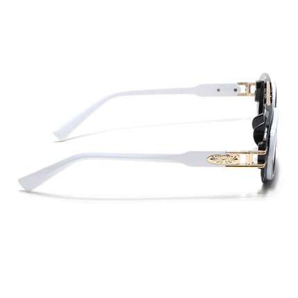 Voyage Black & White Oval Eyeglasses - MG3926