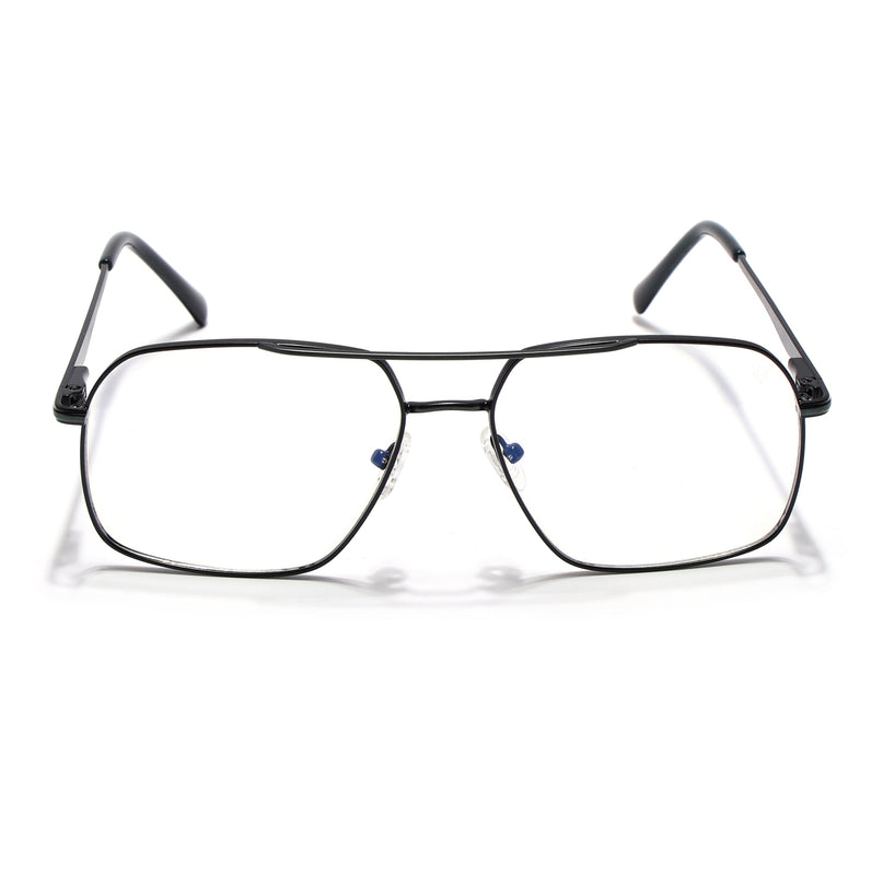 Voyage Black Wayfarer Eyeglasses for Men & Women (73013FMG7065-C1)