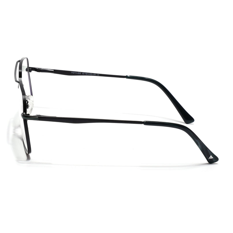 Voyage Black Wayfarer Eyeglasses for Men & Women (73013FMG7065-C1)