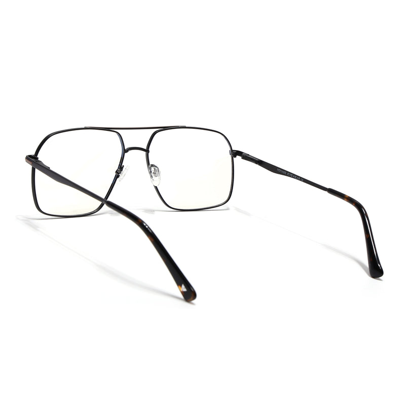 Voyage Black & Brown Wayfarer Eyeglasses for Men & Women (73013FMG7066-C2)