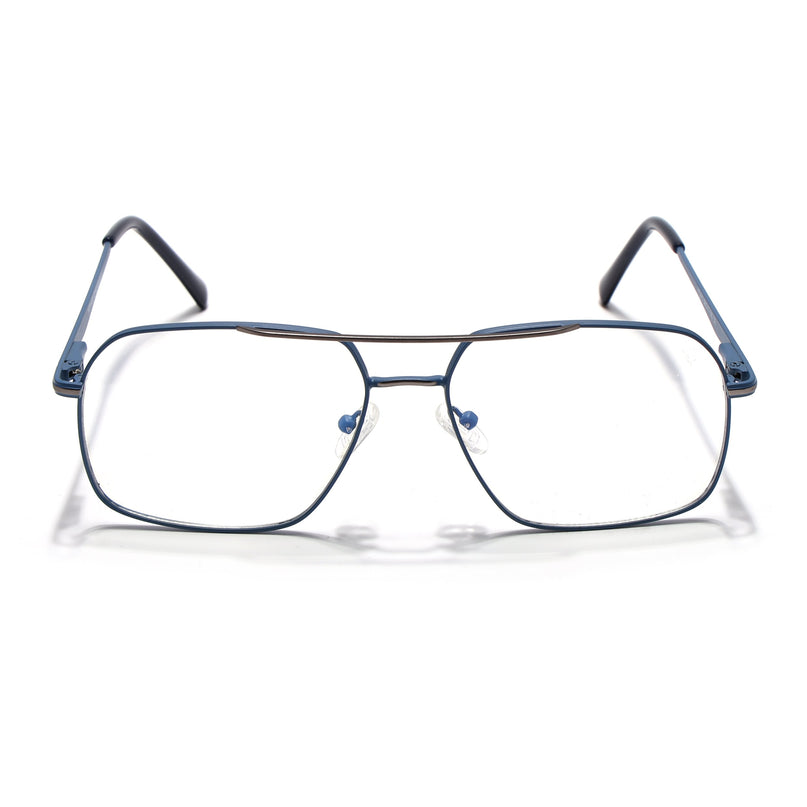Voyage Sky Blue & Grey Wayfarer Eyeglasses for Men & Women (73013FMG7070-C6)