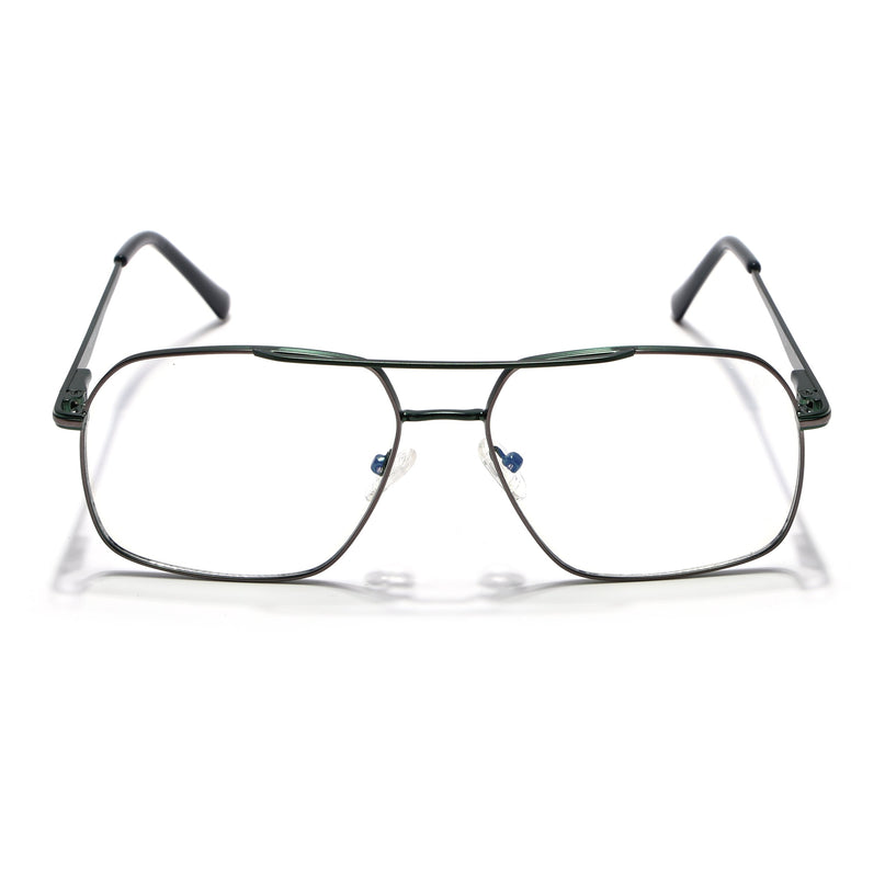 Voyage Green Wayfarer Eyeglasses for Men & Women (73013FMG7071-C7)