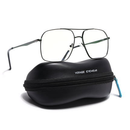 Voyage Green Wayfarer Eyeglasses for Men & Women (73013FMG7071-C7)