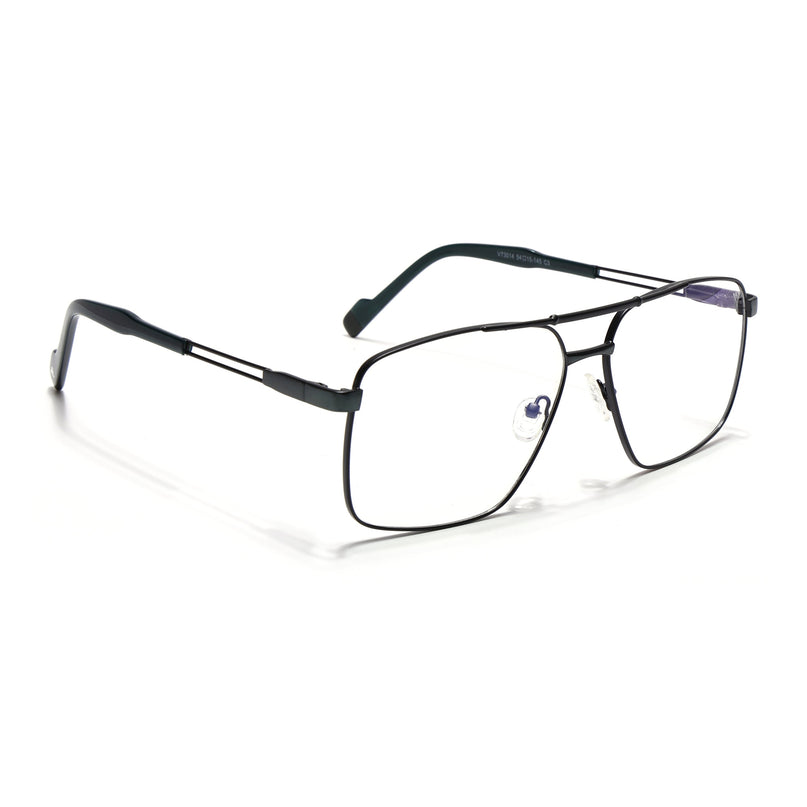 Voyage Black Wayfarer Eyeglasses for Men & Women (73014FMG7072-C1)