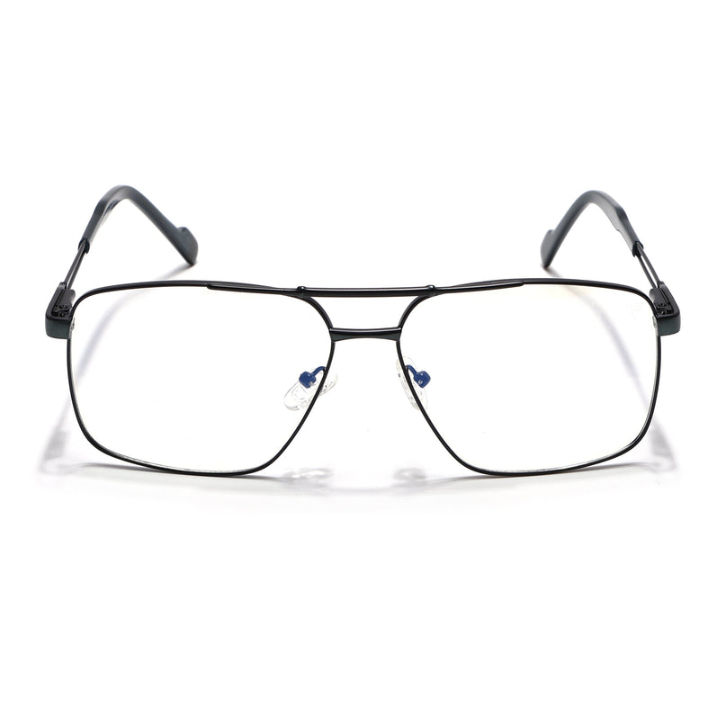 Voyage Black Wayfarer Eyeglasses for Men & Women (73014FMG7072-C1)