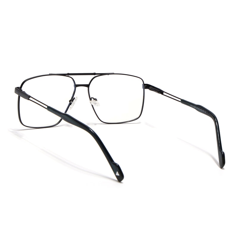 Voyage Black Wayfarer Eyeglasses for Men & Women (73014FMG7072-C1)