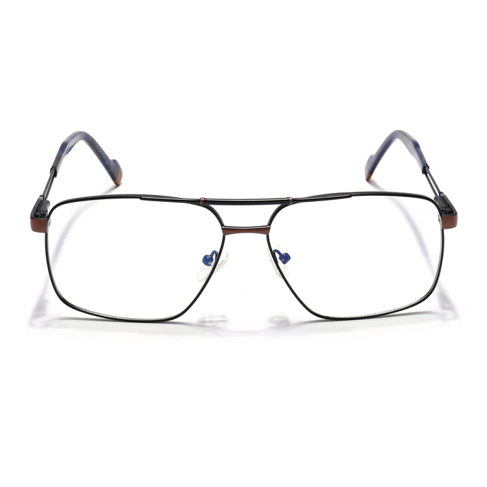 Voyage Black & Brown Wayfarer Eyeglasses for Men & Women (73014FMG7073-C2)