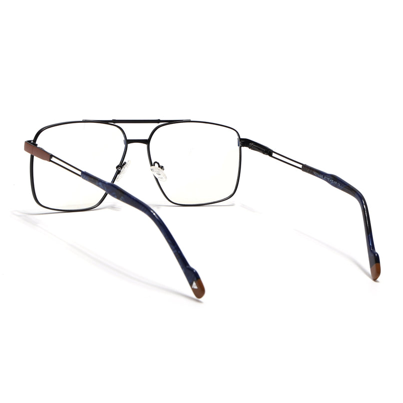 Voyage Black & Brown Wayfarer Eyeglasses for Men & Women (73014FMG7073-C2)