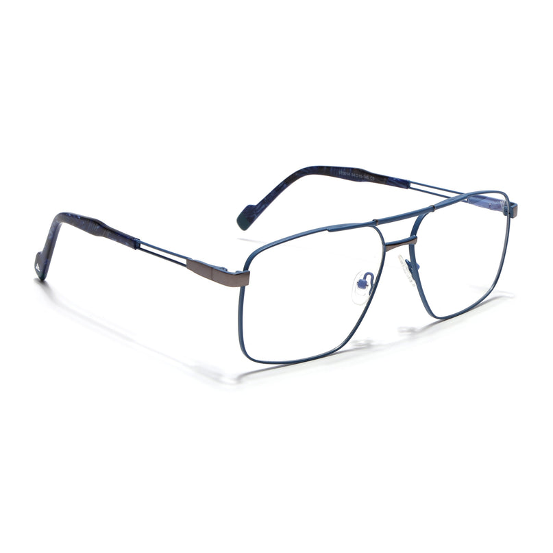 Voyage Sky Blue & Grey Wayfarer Eyeglasses for Men & Women (73014FMG7077-C6)